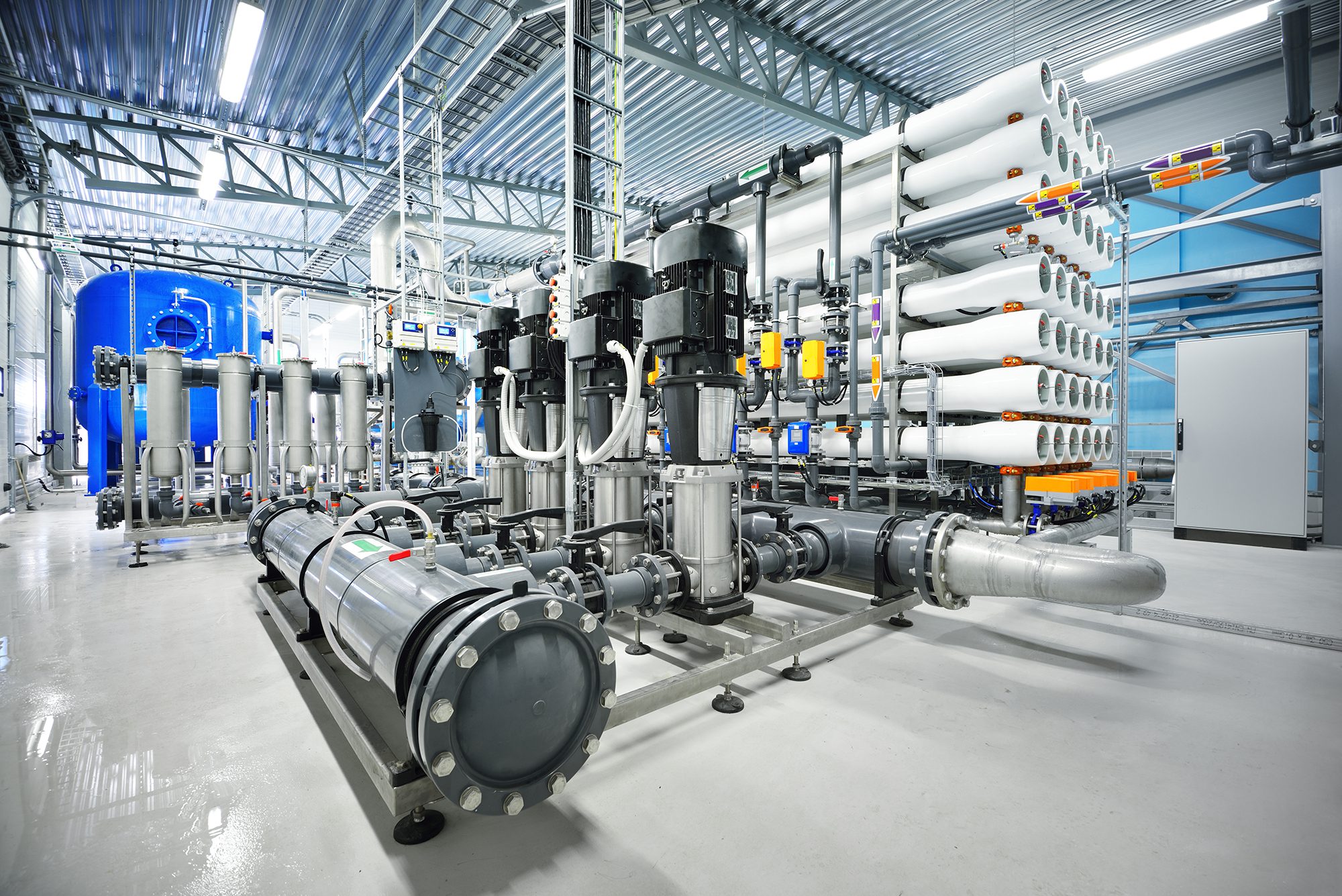 Aqua Pure Inc - Pump Station For Reverse Osmosis Industrial City Water Treatment